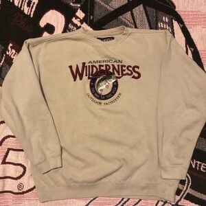 Vintage Men’s bass fishing Crewneck Sweatshirt